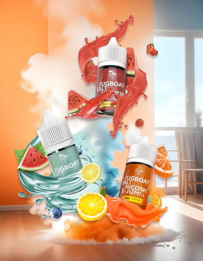 【新拖船煙油】鹽系列TUGBOAT 30ML/50MG 小煙煙油-VAKA糖果雲煙館