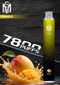 MSO爅嘶一次性電子煙 新款大容量7800 Puffs 拋棄式電子煙 香度提高30%-VAKA糖果雲煙館