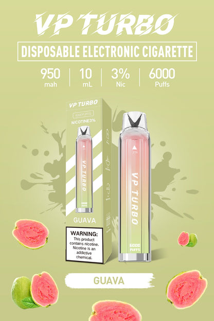 買一送一特價！！！VP TURBO 拋棄式 一次性6000口發光電子煙-VAKA糖果雲煙館