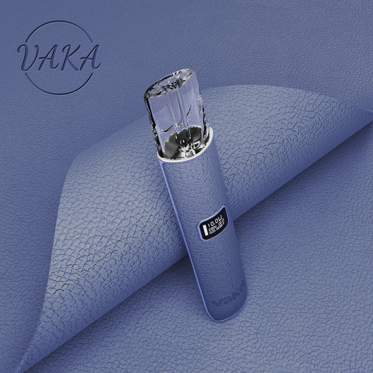 VAKA皮革主機 |兩段式調節 |LED顯示屏換彈式主機霧化桿 通用sp2/lana等一代煙彈-VAKA糖果雲煙館