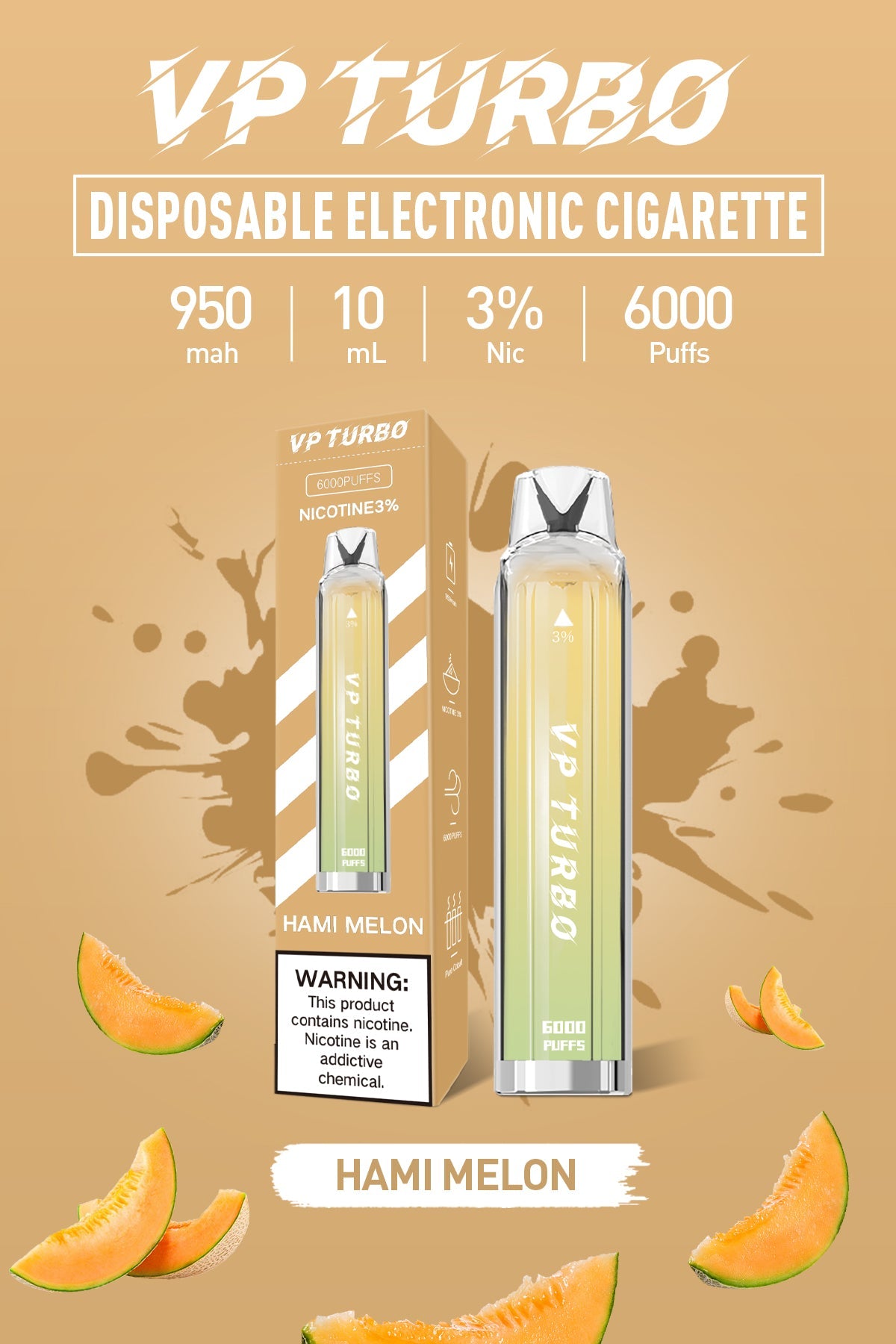 買一送一特價！！！VP TURBO 拋棄式 一次性6000口發光電子煙-VAKA糖果雲煙館