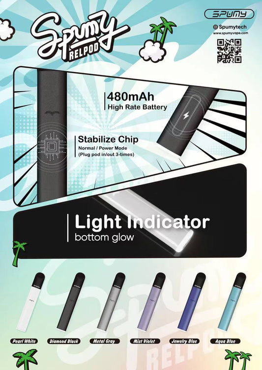 spumy 斯邦迷 Project 01 非黑即白，經典設計套裝 開放式五代主機-VAKA糖果雲煙館