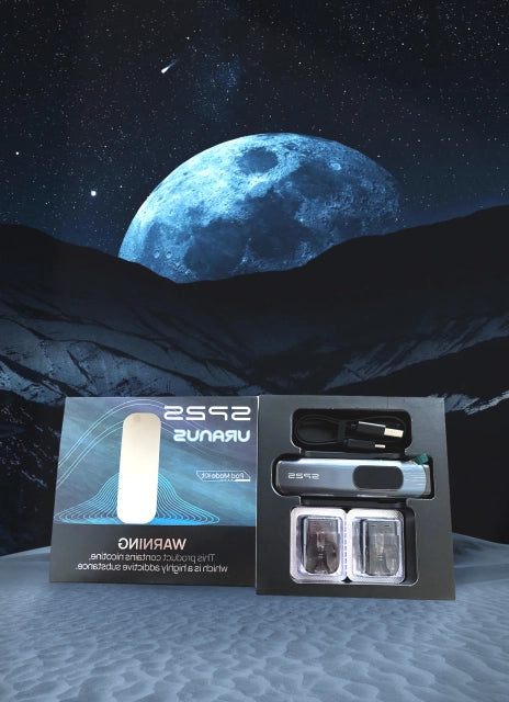 SP2S天王星注油主機套裝（附贈2顆空倉）-具有LCD彩色顯示屏-天王星小煙機-高功率電子主機+多當調節-VAKA糖果雲煙館