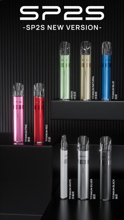 【SP2S Legend S 傳奇版主機】  SP2鈦發光主機全新升級版煙桿-兩檔調節8/9W-底部發光💥 通配一代lana/Sp2s/ilia等一代煙彈-VAKA糖果雲煙館