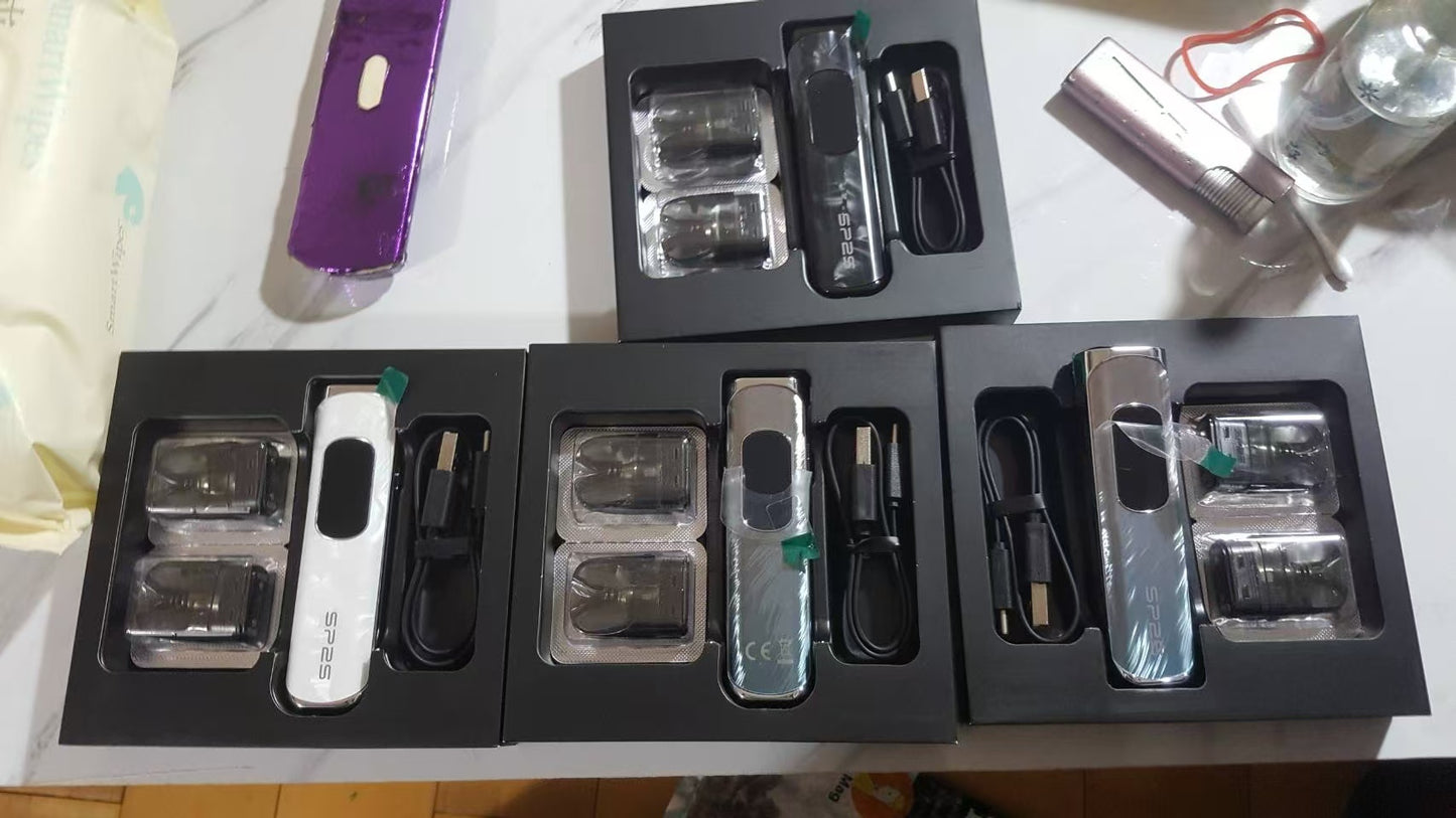 SP2S天王星注油主機套裝（附贈2顆空倉）-具有LCD彩色顯示屏-天王星小煙機-高功率電子主機+多當調節-VAKA糖果雲煙館