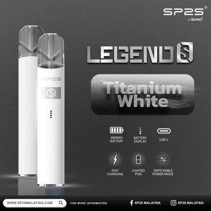 【SP2S Legend S 傳奇版主機】  SP2鈦發光主機全新升級版煙桿-兩檔調節8/9W-底部發光💥 通配一代lana/Sp2s/ilia等一代煙彈-VAKA糖果雲煙館