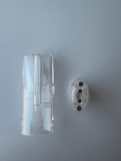 【LANA空彈原廠正版】 一代適配透明空倉 升級底座防漏棉花 Lana分離式空彈頭適用大功率機子 不發光-台灣現貨秒發