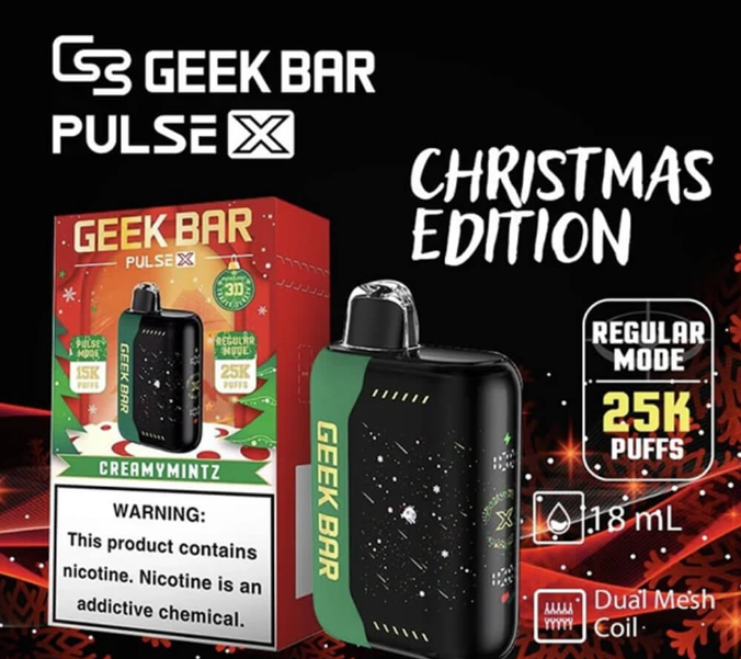 【全球爆款】GEEK BAR PULSE X 25000 Puffs電子煙/一次性超大容量星空拋棄式-VAKA糖果雲煙館