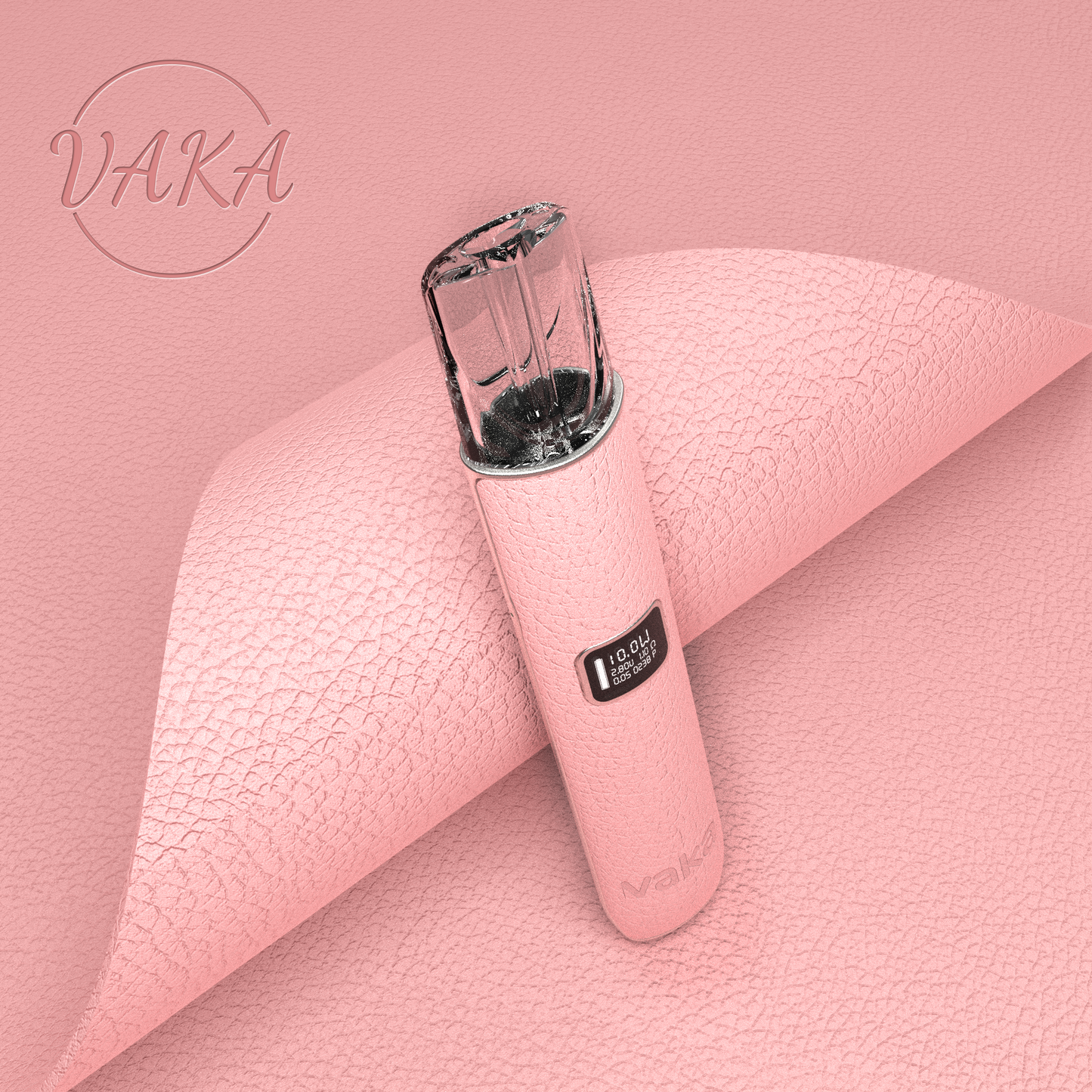 VAKA皮革主機 |兩段式調節 |LED顯示屏換彈式主機霧化桿 通用sp2/lana等一代煙彈-VAKA糖果雲煙館