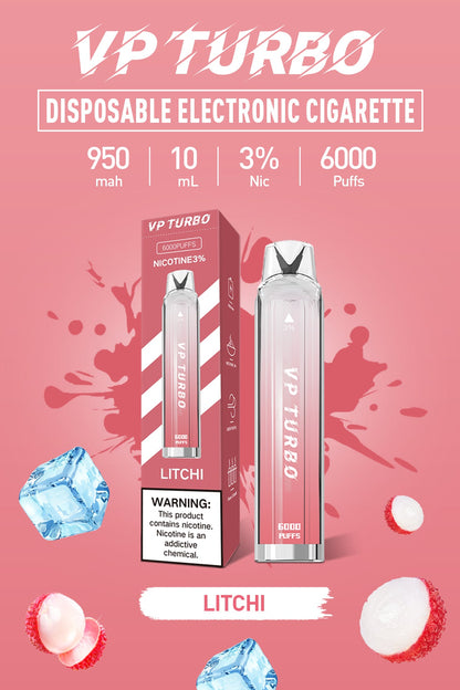 買一送一特價！！！VP TURBO 拋棄式 一次性6000口發光電子煙-VAKA糖果雲煙館