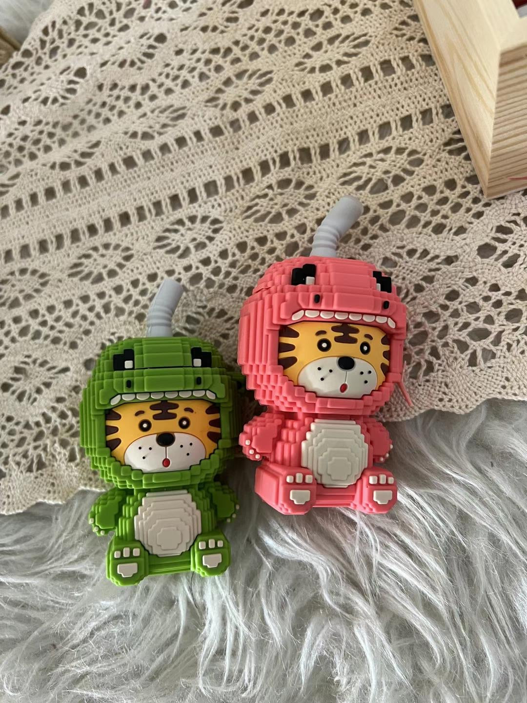 🐯【HU YEH萌虎杯】大容量超可愛拋棄式電子菸 一次性6000口電子煙-VAKA糖果雲煙館