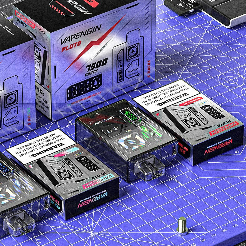 🌌VAPENGIN 冥王星 7500口拋棄式 一次性電子煙 可充電拋棄式-VAKA糖果雲煙館