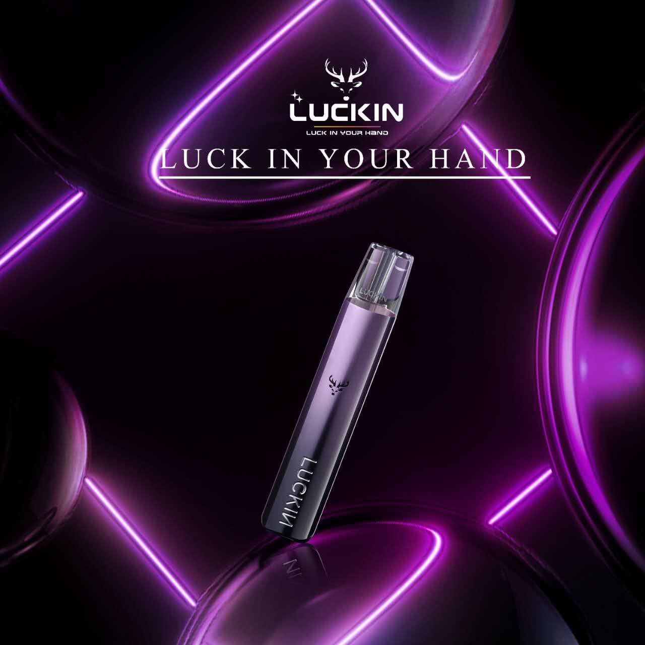 【LUCKIN幸運主機】12色可選/高性能智能時尚設計煙桿/通用一代煙彈-VAKA糖果雲煙館