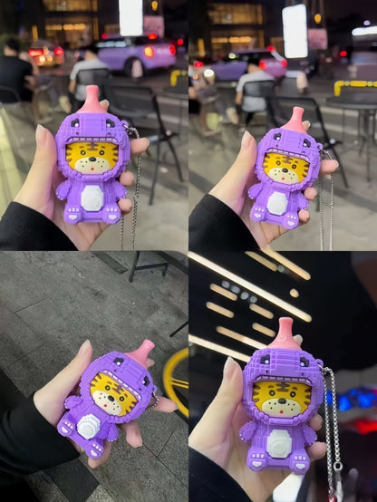 🐯【HU YEH萌虎杯】大容量超可愛拋棄式電子菸 一次性6000口電子煙-VAKA糖果雲煙館