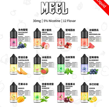 【MEEL煙油】 灌裝油 30mg -溶度5%-VAKA糖果雲煙館