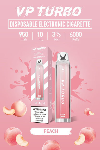買一送一特價！！！VP TURBO 拋棄式 一次性6000口發光電子煙-VAKA糖果雲煙館