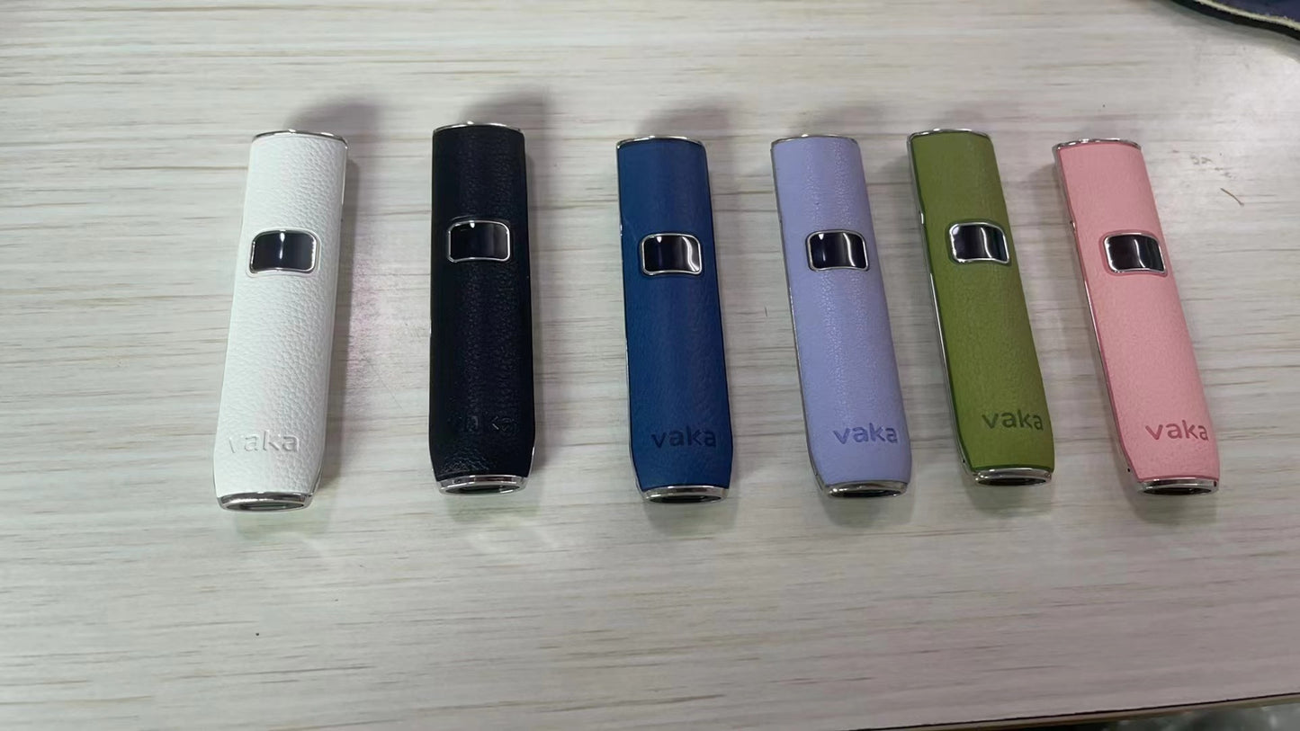 VAKA皮革主機 |兩段式調節 |LED顯示屏換彈式主機霧化桿 通用sp2/lana等一代煙彈-VAKA糖果雲煙館