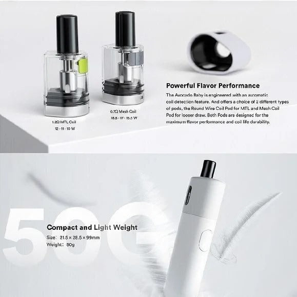 VAPTIO Avocado Baby 酪梨寶寶 原廠空倉 一盒/3顆-VAKA糖果雲煙館