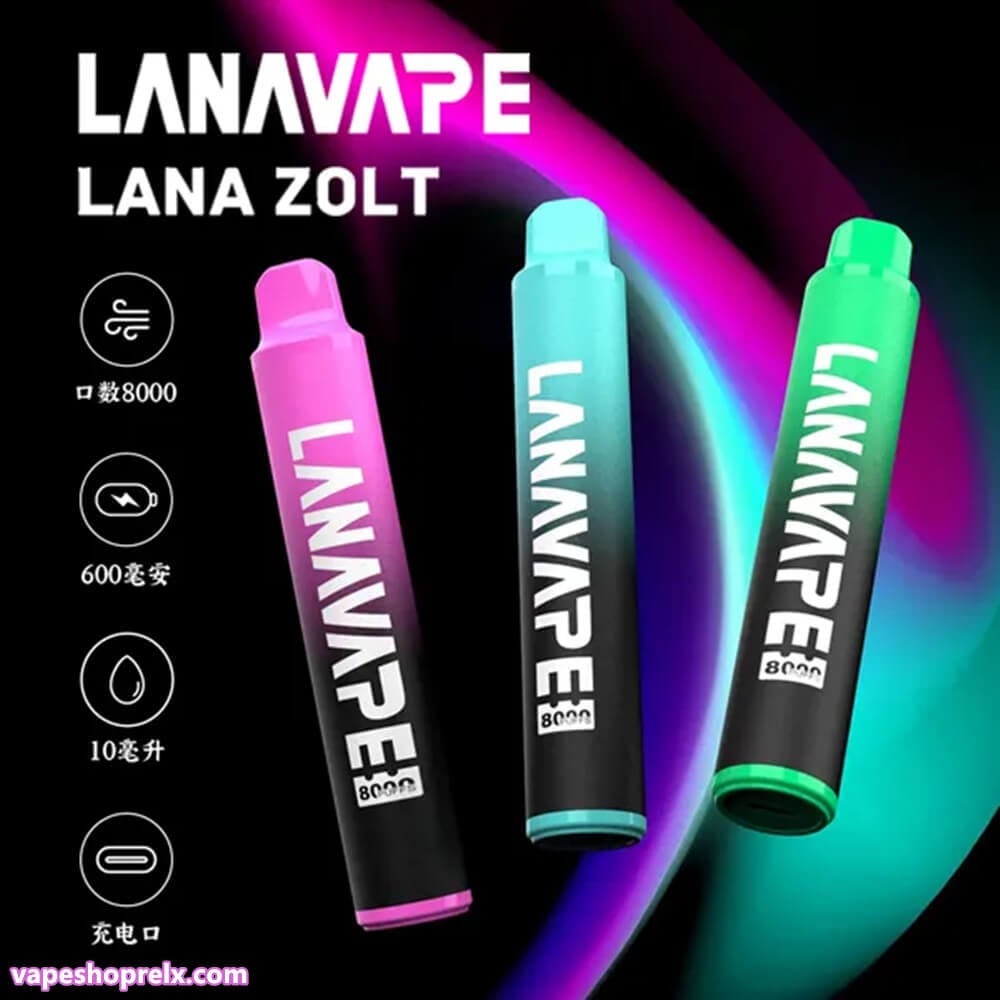 【LANA VAPE 8000口拋棄式】原廠正品 🔥Puffs全新升級版大容量電子煙-VAKA糖果雲煙館