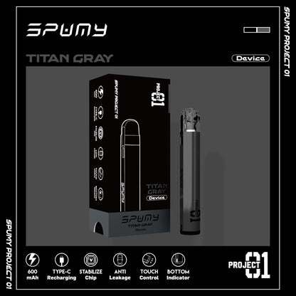 Spumy斯邦迷 Project 01開放式註油主機套裝（3顆裝）-VAKA糖果雲煙館