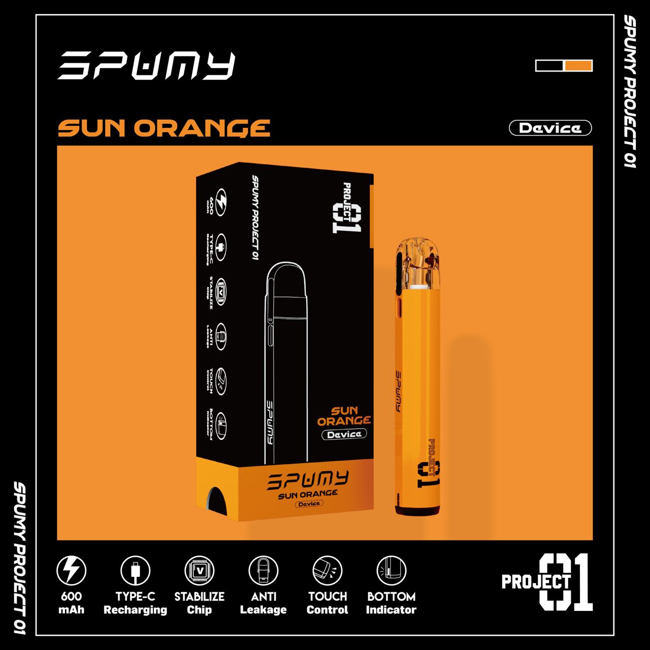 Spumy斯邦迷 Project 01開放式註油主機套裝（3顆裝）-VAKA糖果雲煙館