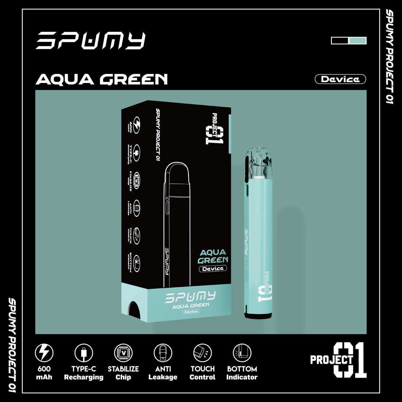 Spumy斯邦迷 Project 01開放式註油主機套裝（3顆裝）-VAKA糖果雲煙館