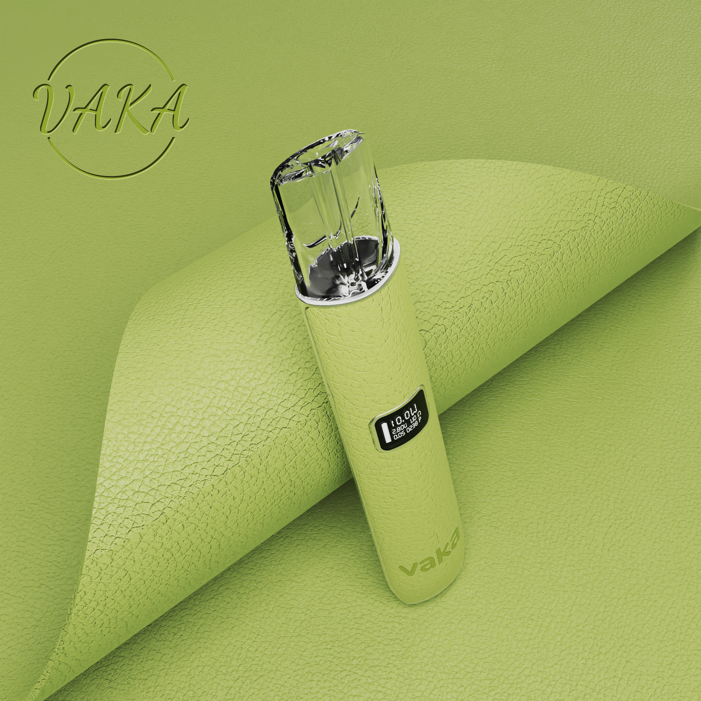 VAKA皮革主機 |兩段式調節 |LED顯示屏換彈式主機霧化桿 通用sp2/lana等一代煙彈-VAKA糖果雲煙館